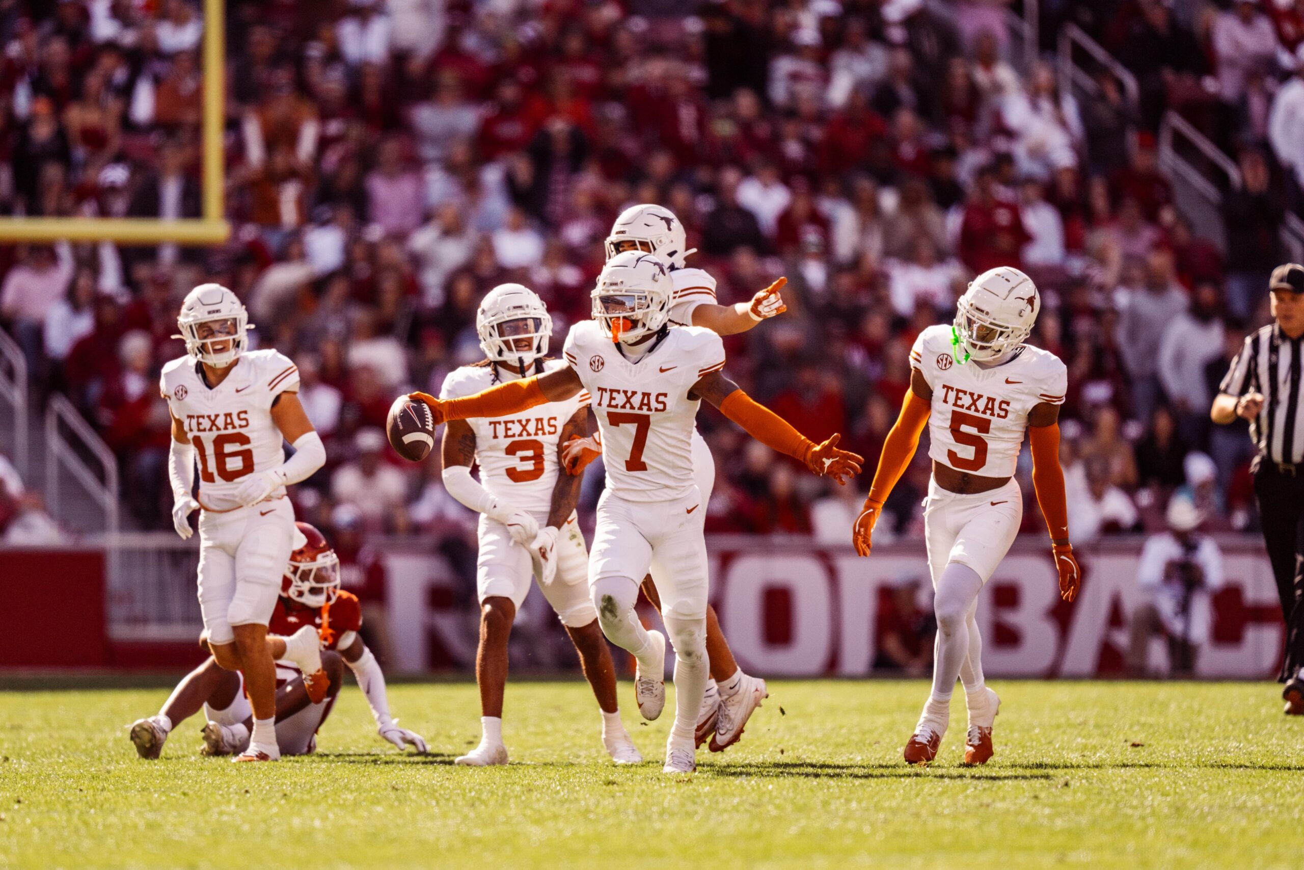 Light the Tower: Texas Football Beats Arkansas