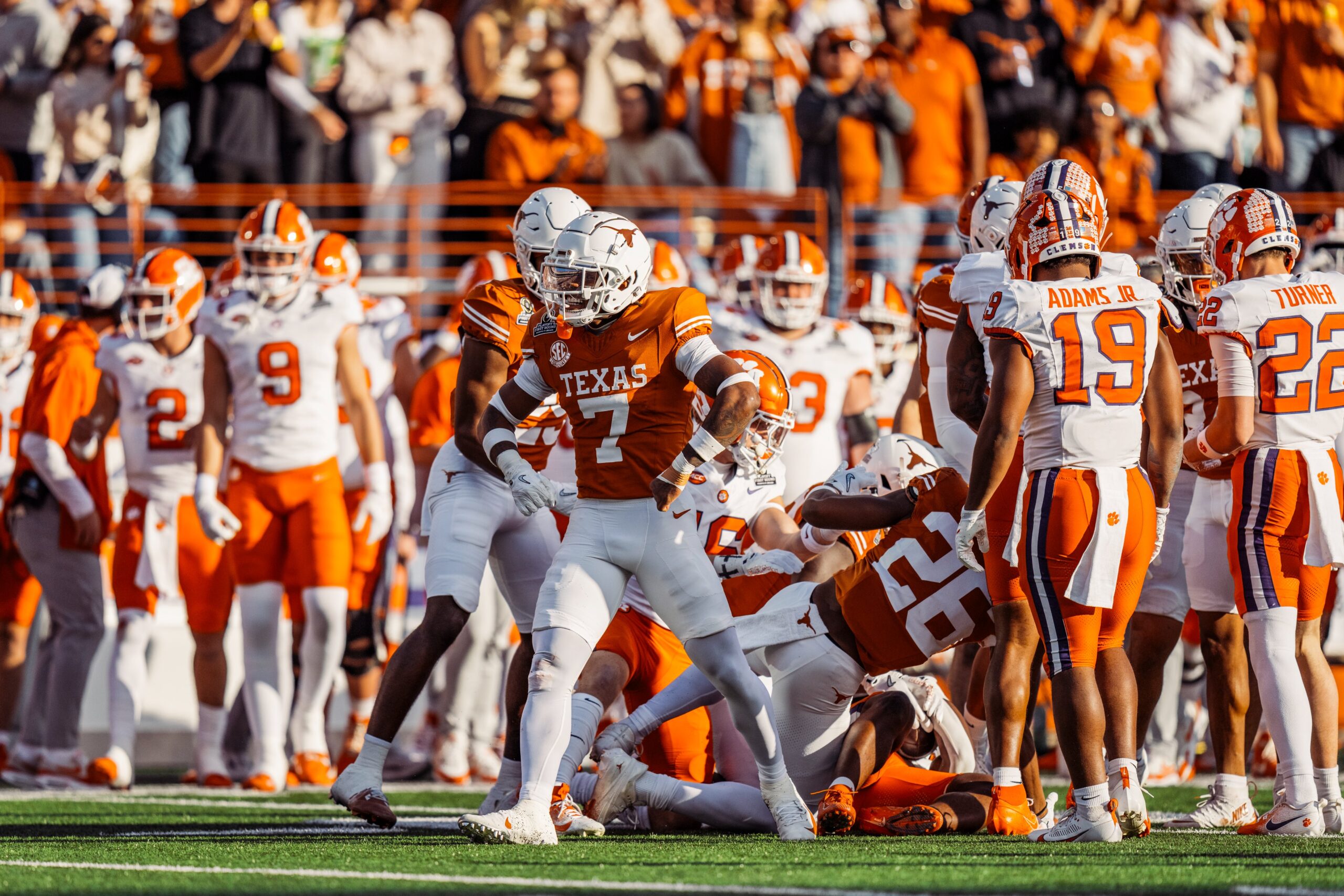 Light the Tower: Texas Football Beats Clemson