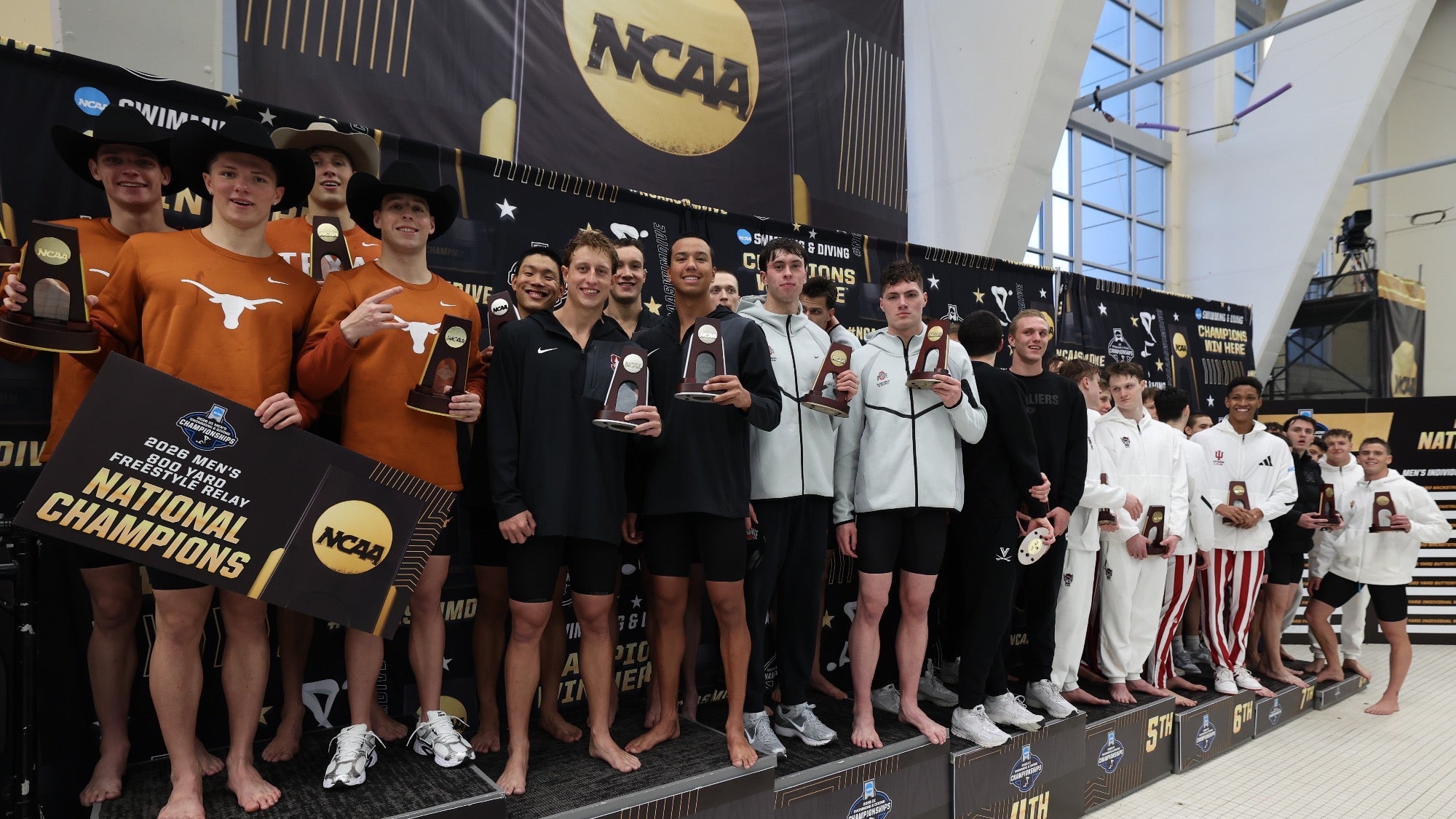 Texas Men’s Swimming and Diving Win Second Consecutive National Championship